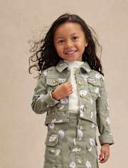 Veste utilitaire fleurie pour fille - Magical Meadows