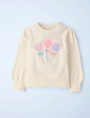 Girls Embroidered Tulle Lollipop Sweater - New York City Ballet by GYMBOREE