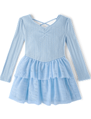 Girls Glitter Tiered Tutu Dress - On Pointe