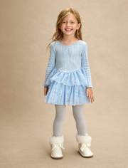 Girls Glitter Tiered Tutu Dress - On Pointe