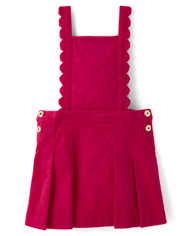 Pull en velours côtelé festonné pour fille - Mon Cheri