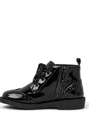 Boys Lace Up Boots - Royal Christmas