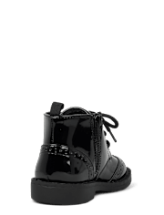 Boys Lace Up Boots - Royal Christmas