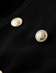 Boys Peacoat - Royal Christmas