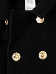 Boys Peacoat - Royal Christmas