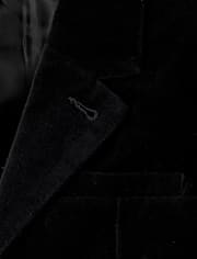 Boys Velvet Blazer - Royal Christmas