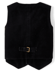 Boys Velvet Vest - Royal Christmas