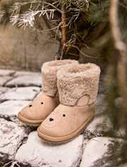 Bottes de neige brodées pour enfants - First Frost