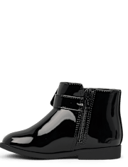 Girls Bow Booties - Petit Paris
