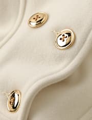 Girls Hooded Coat - Royal Christmas
