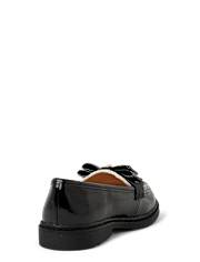 Girls Bow Loafers - Petit Paris