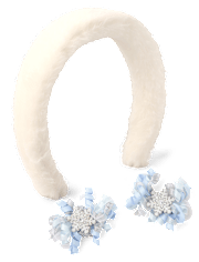 Girls Snowflake 3-Piece Hair Set - First Frost