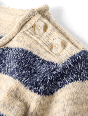 Kids Heathered Striped Sweater - First Frost