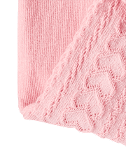 Girls Heart Cherry Cable Knit Tights 2-Pack - Mon Cheri