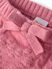 Girls Heart Cable Knit Peplum Sweater Skirt - Mon Cheri