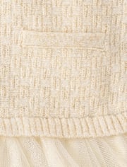 Girls Tweed Tutu Dress - Royal Christmas