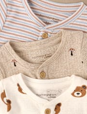Baby Bear Henley Bodysuit 3-Pack - Homegrown by Gymboree