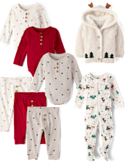 Baby Holiday Henley Bodysuit 3-Pack - Homegrown by Gymboree