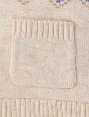 Baby Bear Fairisle Sweater 2-Piece Outfit Set - Homegrown by Gymboree