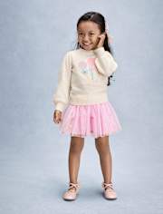 Girls Pom Pom Mesh Tutu Skirt - New York City Ballet by GYMBOREE