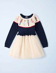 Girls Embroidered Nutcracker Sweater Tutu Dress - New York City Ballet by GYMBOREE