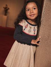 Girls Embroidered Nutcracker Sweater Tutu Dress - New York City Ballet by GYMBOREE