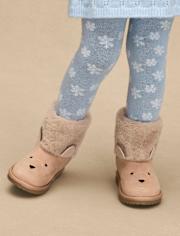 Lot de 2 collants flocons de neige pour fille - First Frost