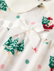 Chemise de nuit en flanelle Père Noël pour fille - Gymmies