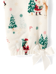 Chemise de nuit en flanelle Père Noël pour fille - Gymmies