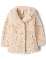 Girls Sherpa Coat - On Pointe