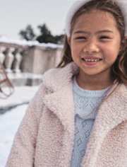 Girls Sherpa Coat - On Pointe