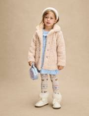 Girls Sherpa Coat - On Pointe