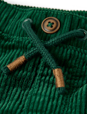Kids Corduroy Pull On Relaxed Cargo Pants - Royal Christmas