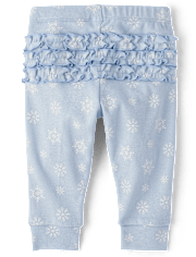 Baby Girls Snowflake Ruffle Leggings 3-Pack - Homegrown by Gymboree
