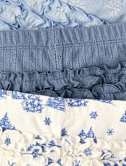Baby Girls Snowflake Ruffle Leggings 3-Pack - Homegrown by Gymboree