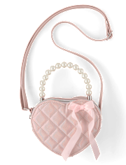 Girls Quilted Heart Bag - On Pointe