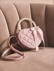 Girls Quilted Heart Bag - On Pointe