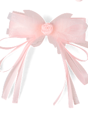 Girls Floral Bow 3-Piece Hair Set - Enchanted Garden