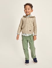 Boys Garment Dyed Cargo Pants - Coastal Edit