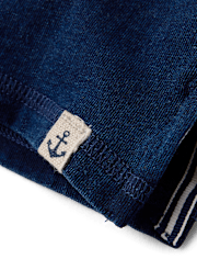 Boys Indigo Wash Henley Top - Driftwood Bay