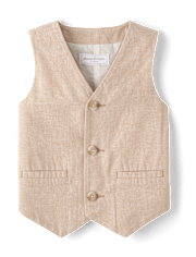 Gilet en lin mélangé pour garçon - Occasions spéciales