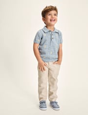 Pantalon habillé en lin mélangé pour garçon - Occasions spéciales