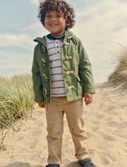 Boys Embroidered Coastal Chino Pants - Driftwood Bay