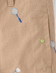 Boys Embroidered Sports Chino Shorts - Club House