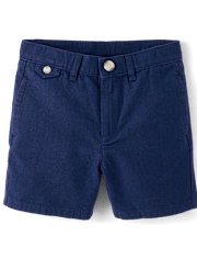 Shorts chino en lin mélangé pour garçons - Collection Lin