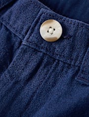 Shorts chino en lin mélangé pour garçons - Collection Lin