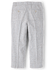 Pantalon habillé rayé en lin mélangé pour garçon - Occasions spéciales