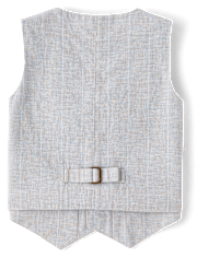 Gilet rayé en lin mélangé pour garçon - Occasions spéciales