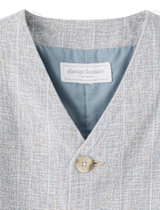 Gilet rayé en lin mélangé pour garçon - Occasions spéciales