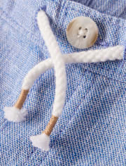 Boys Linen Blend Cargo Pants - Linen Edit